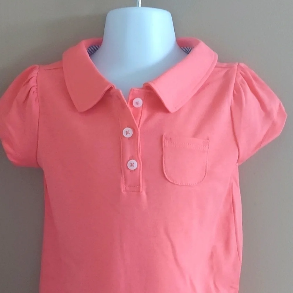 Gymboree polo uniform dress  - salmon pink - size 4